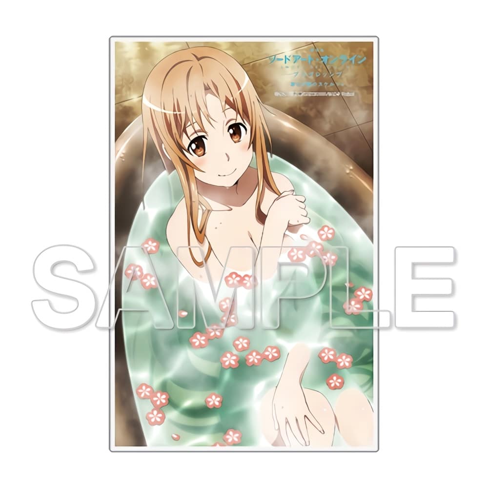 Sword Art Online Asuna inspira un coqueto acrílico en la bañera