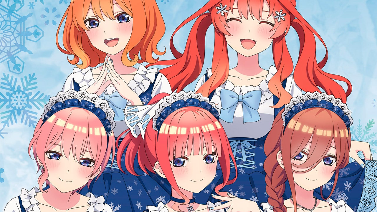 Las quintillizas de Go-Toubun no Hanayome lucirán hermosos vestidos invernales de maid para una colaboración