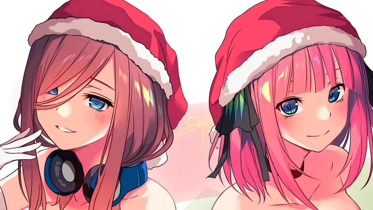 Go-Toubun no Hanayome - Las quintillizas lucen fabulosos vestidos navideños para una colaboración