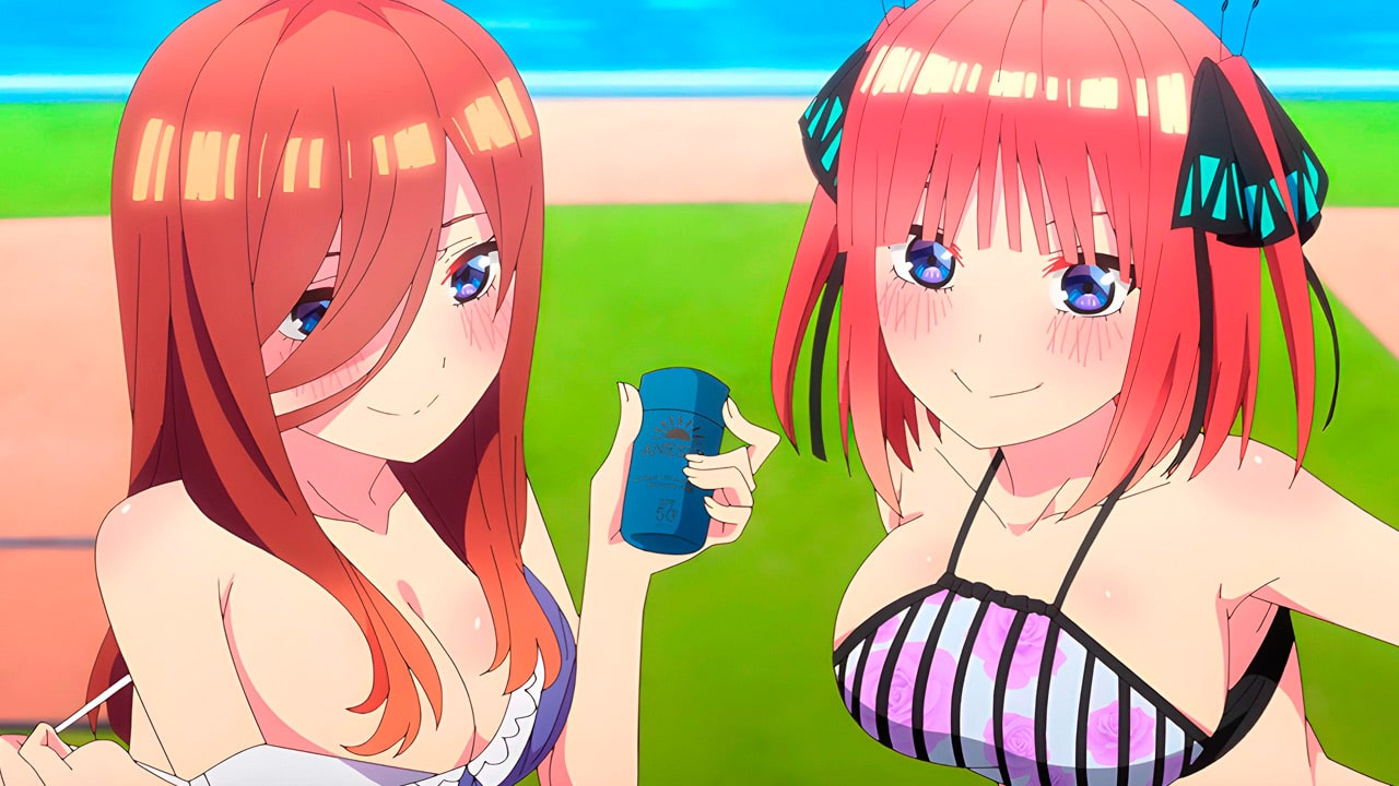 Go-Toubun no Hanayome - Nino y Miku lucen sus hermosos trajes de baño para unas figuras