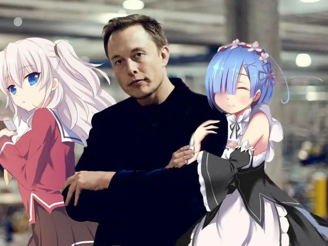 Elon musk anime twitter japón