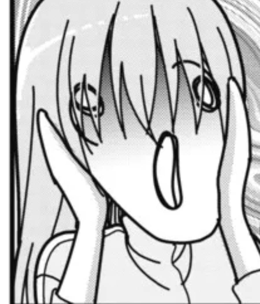 Un meme de Bocchi The Rock! representa el estado de ánimo de los otakus