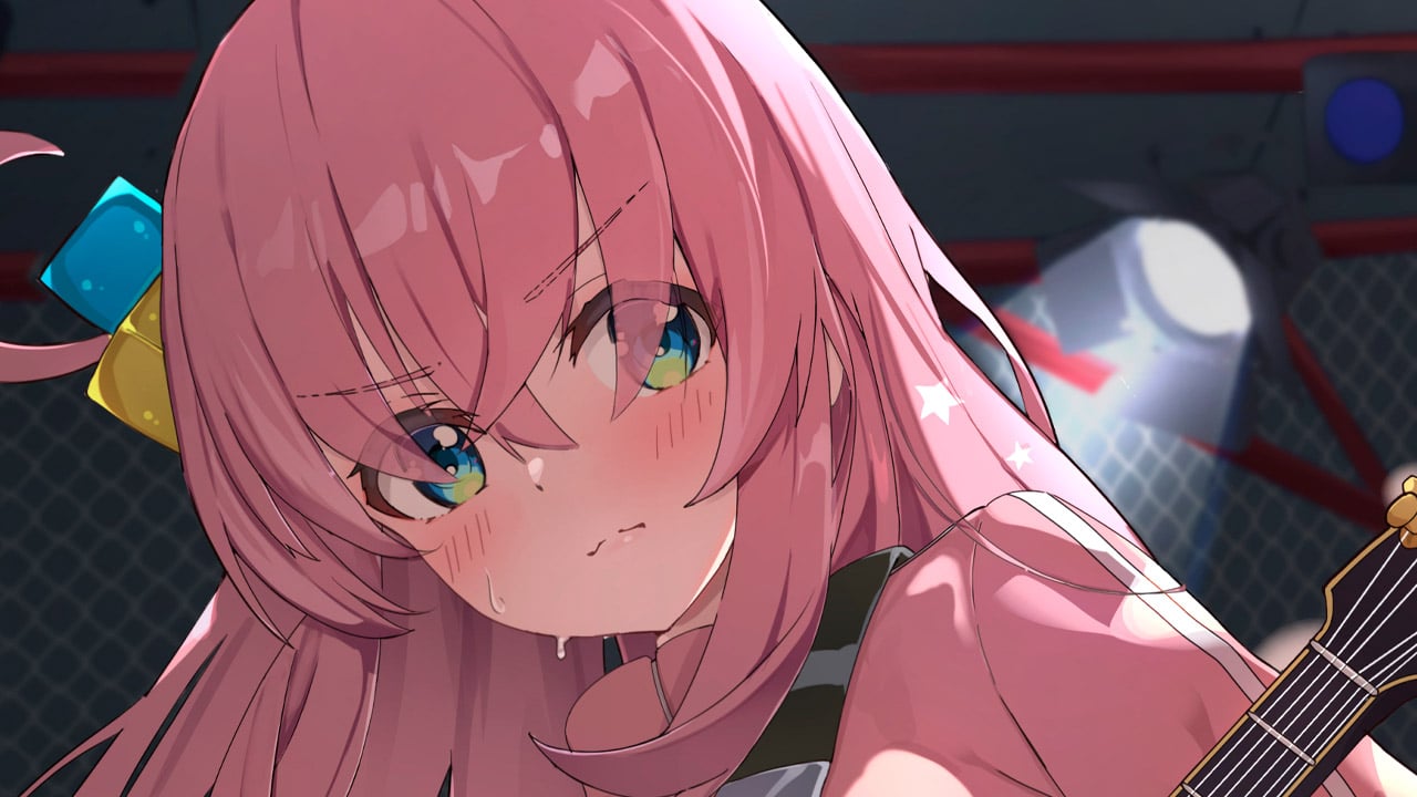 Ilustración de Bocchi-chan la reimagina como la protagonista de Henshin Emergence