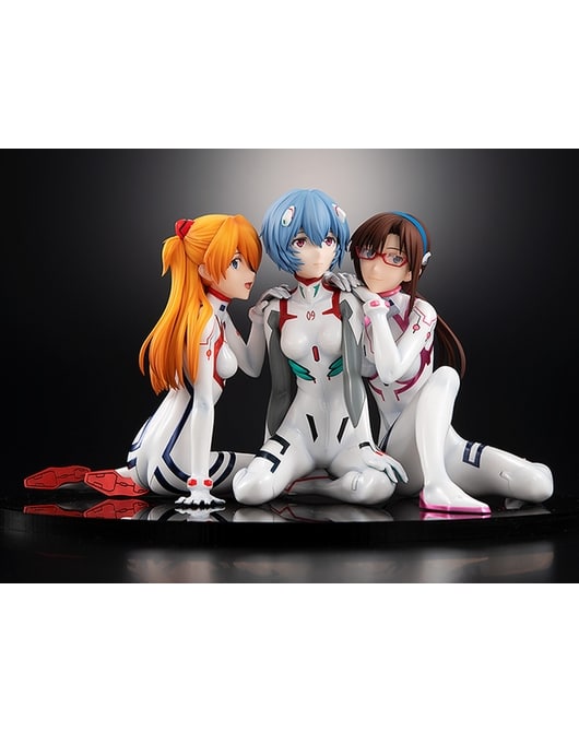 Evangelion Asuka, Rei y Marub inspiran angelicales figuras