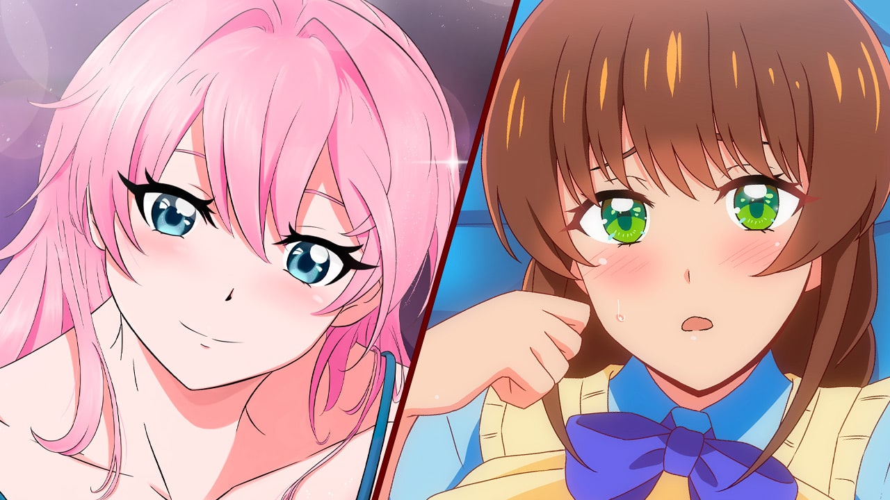 Fuufu Ijou Koibito Miman - Akari y Shiori dejan ver su lencería en genial ilustración