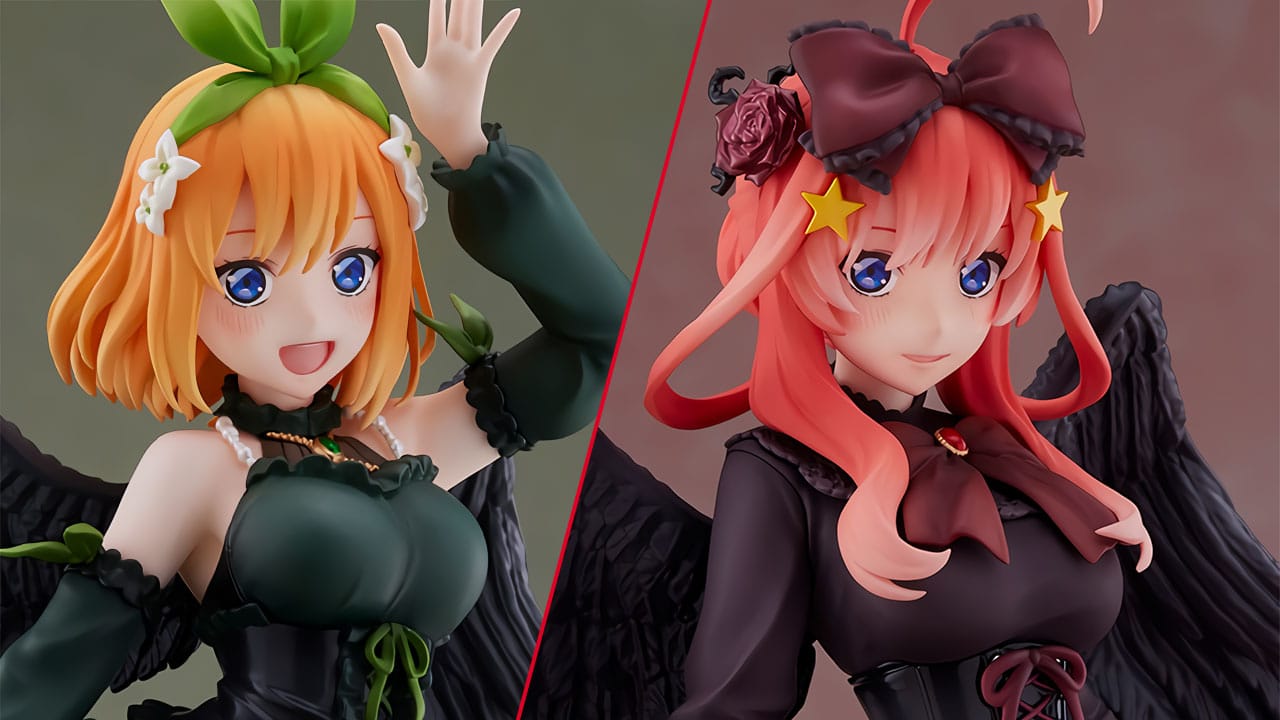 Go-Toubun no Hanayome Itsuki y Yotsuba se convierten en ángeles caídos