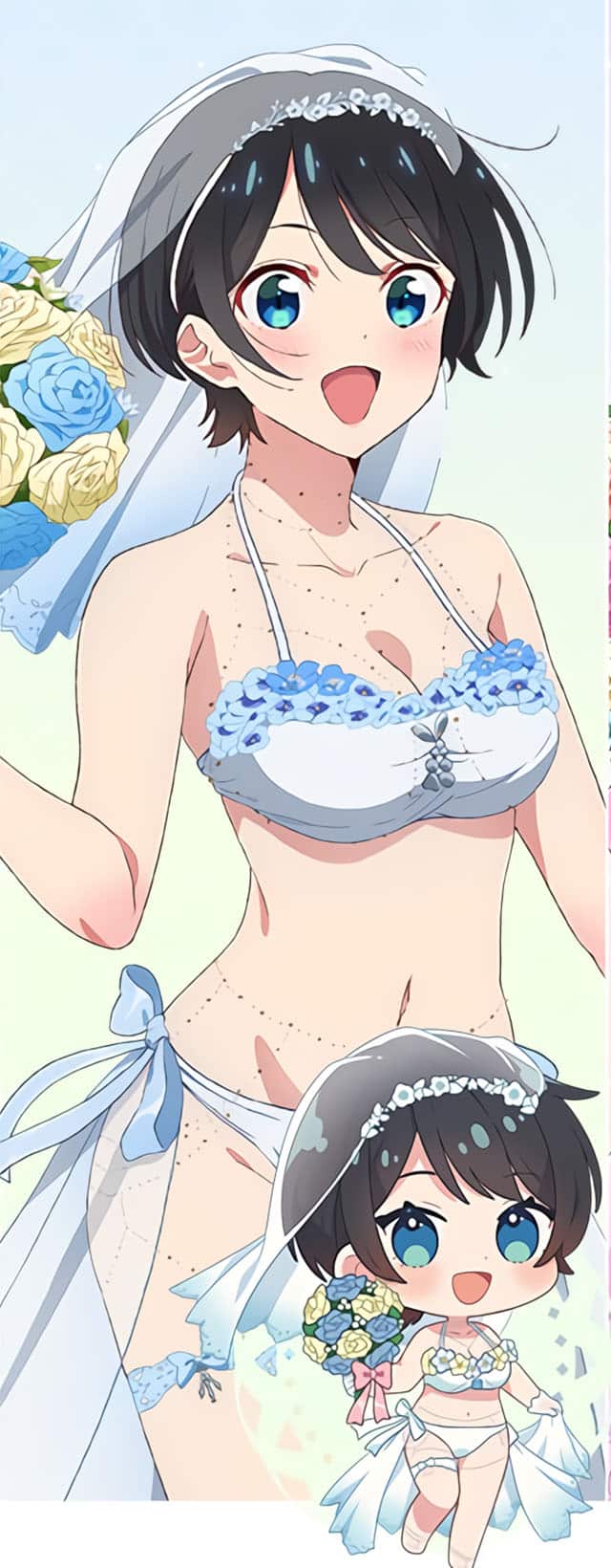 Kanojo, Okarishimas chicas traje de baño_waifu