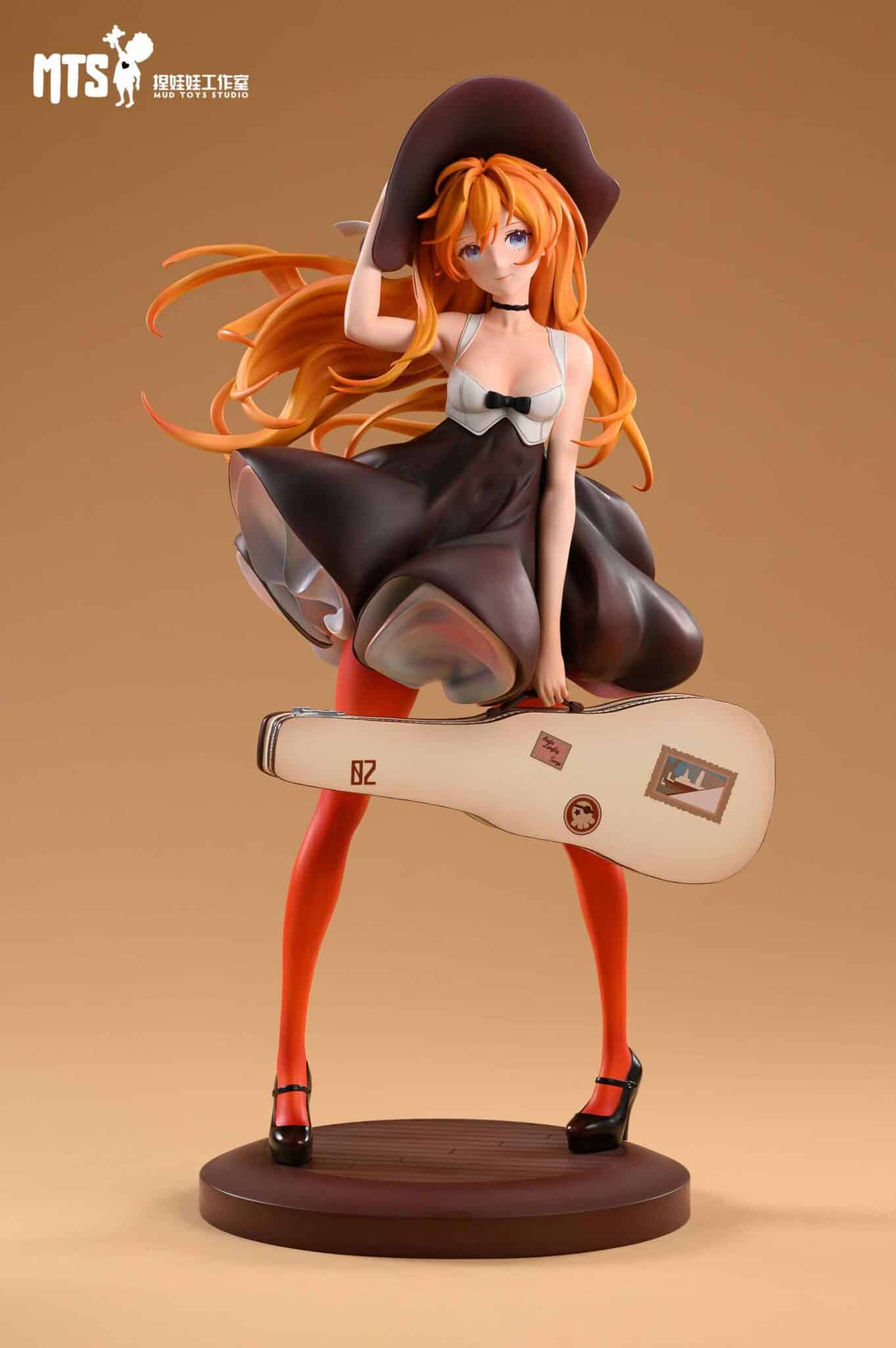 Evangelion: Asuka se convierte en hermosa guitarrista 
