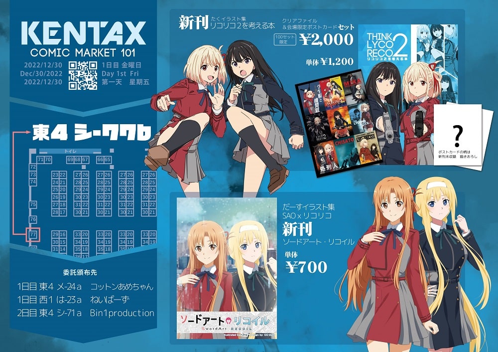 Sword Art Recoil El crossover de Sword Art Online x Lycoris Recoil
