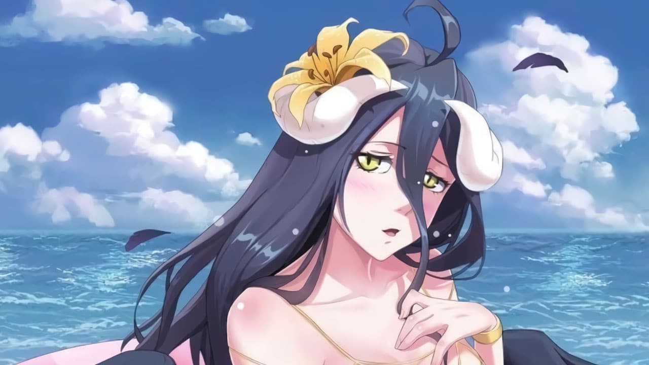 Overlord Albedo visita un parque acuativo