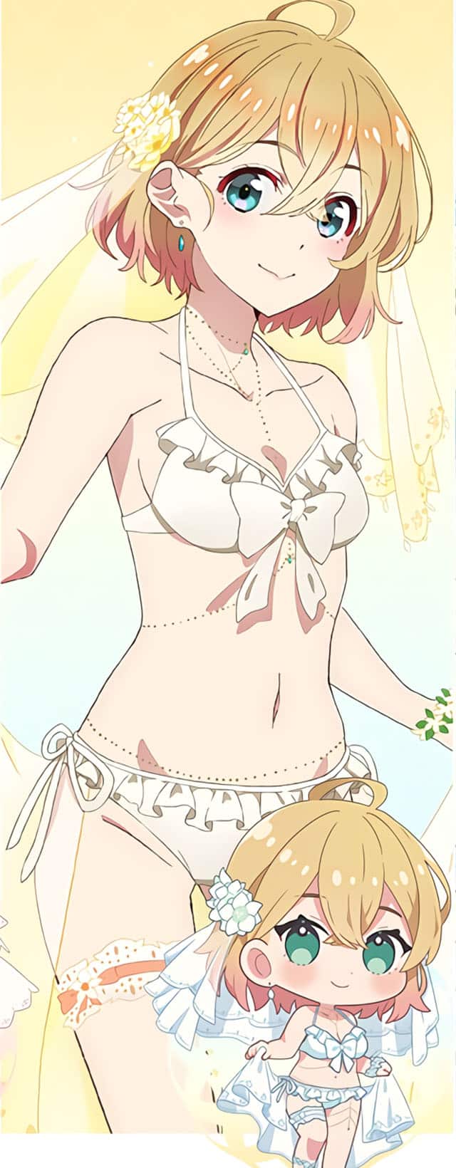 Kanojo, Okarishimas chicas traje de baño_waifu