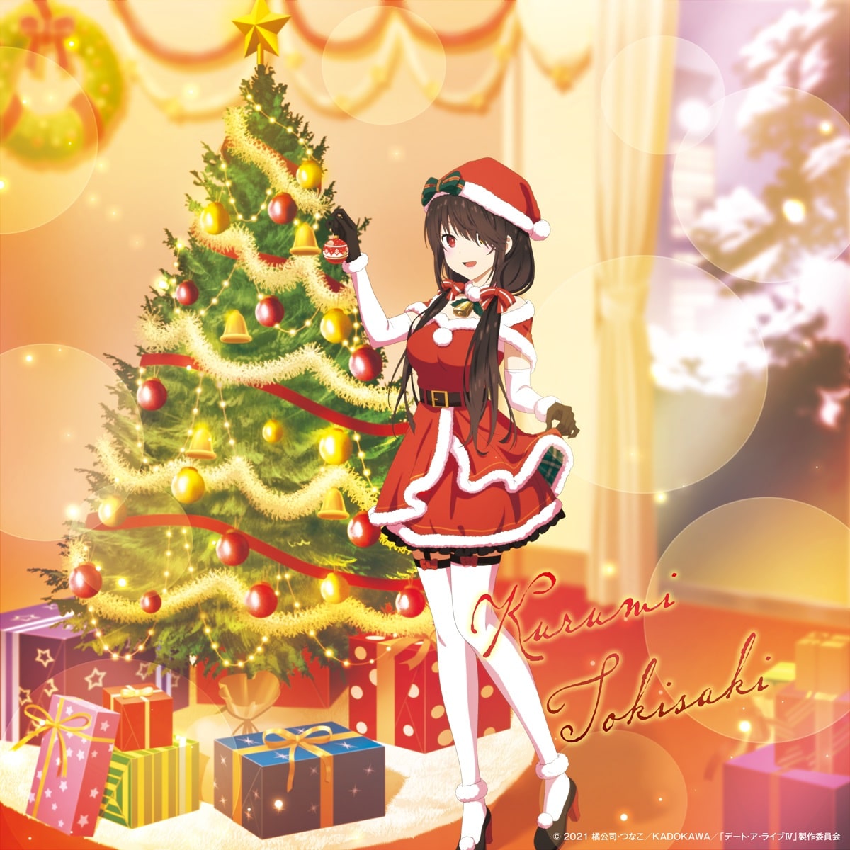 Date a Live Kurumi celebra la navidad