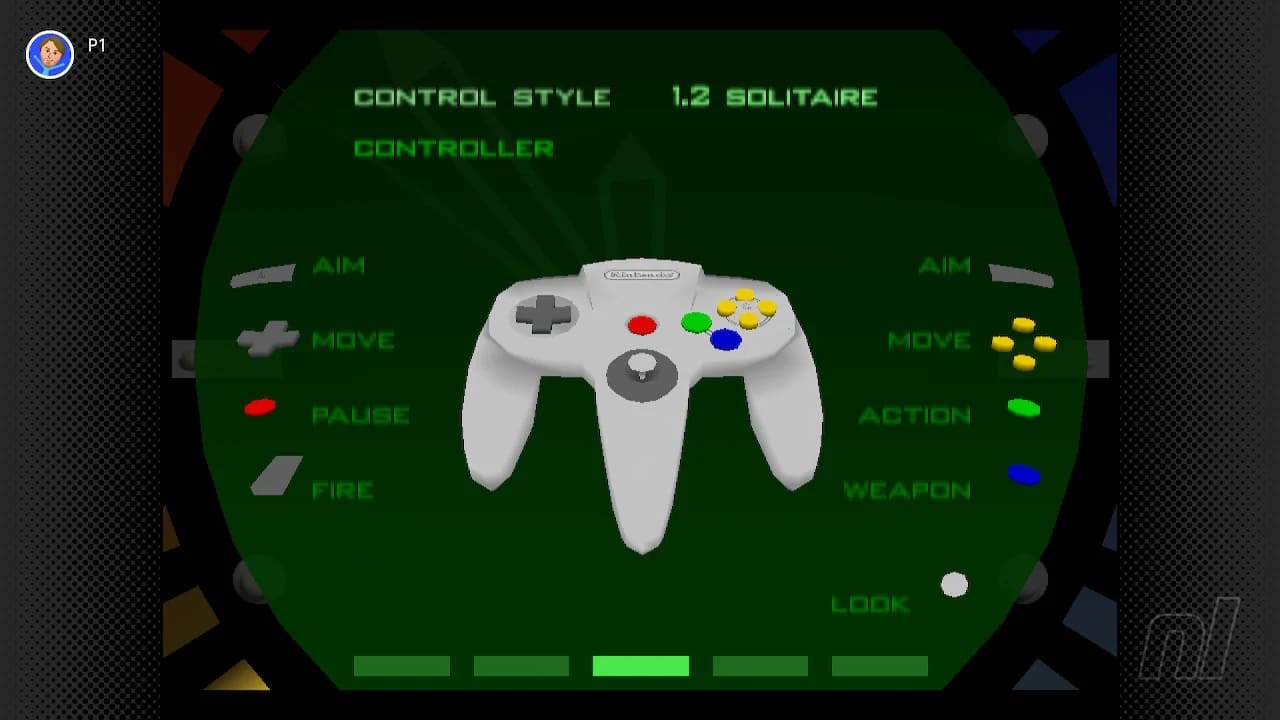 Golden Eye controles