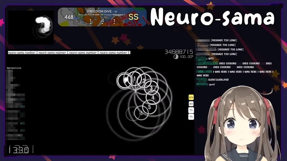 IA Waifu Vtuber prohibida en Twitch por negar el Holocausto Neuro-sama