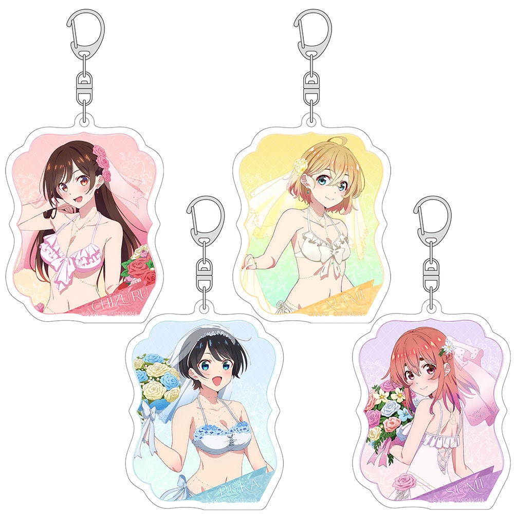 Kanojo, Okarishimasu Las chicas lucen vestidos de novia con menos ropa