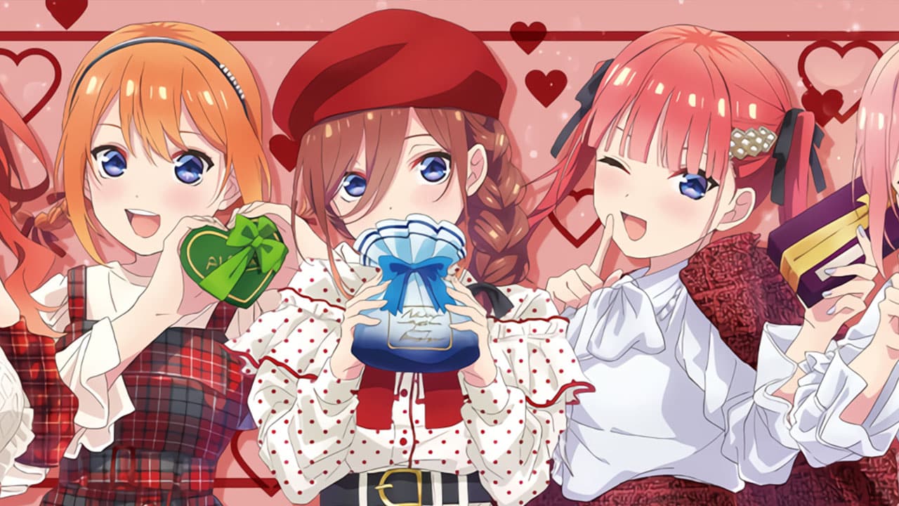 Go-Toubun no Hanayome celebra San Valentín