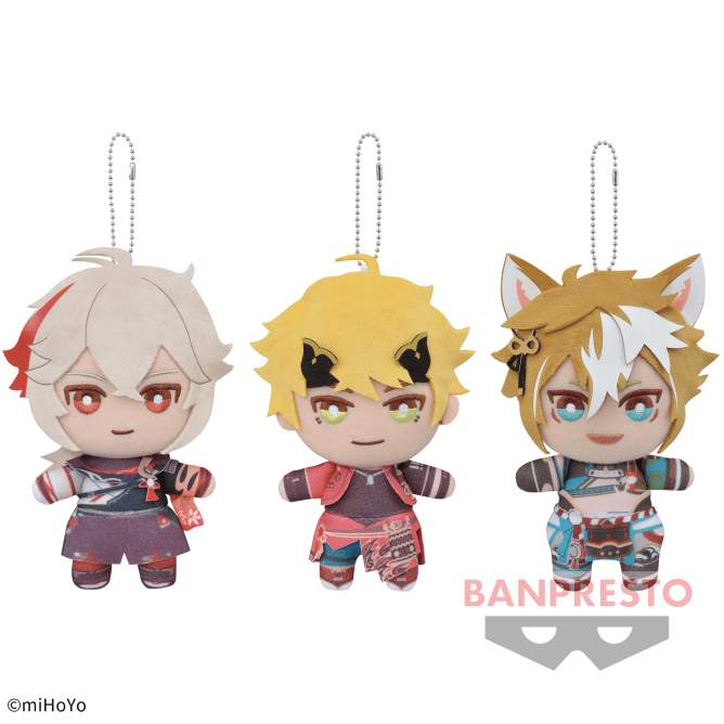 Genshin Impact Llaveros de Peluche de Kamisato