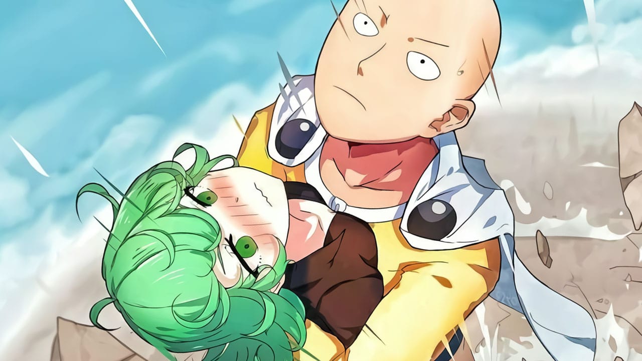 One Punch Man: Saitama sonroja a Tatsumaki y Fubuki es bateada