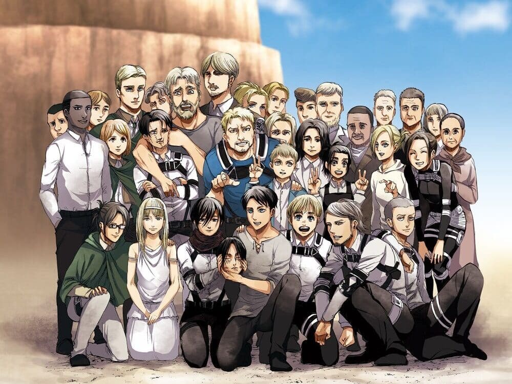 Attack on Titan Ilustración Conmemorativa