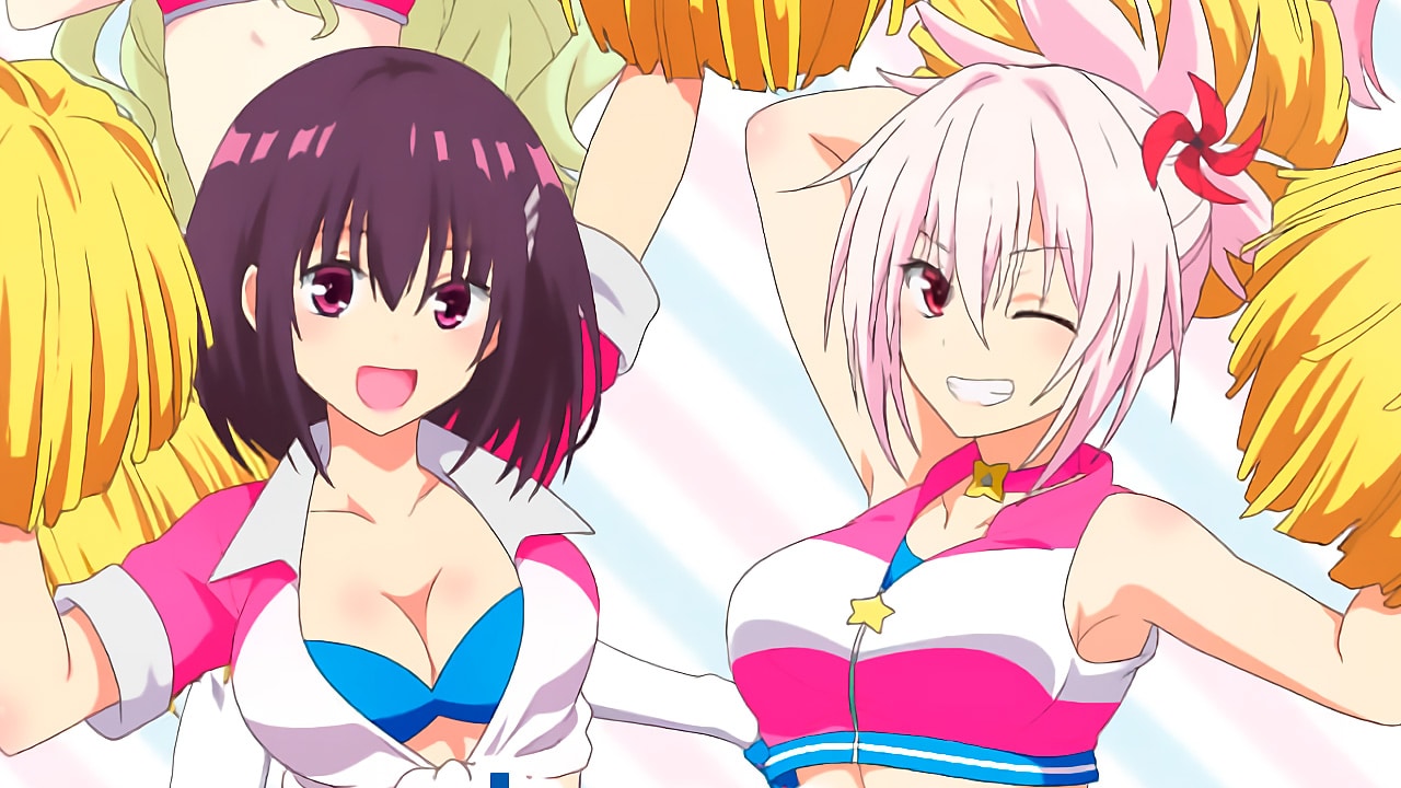 Matsuri Kazamaki y Suzu Kanade de Ayakashi Triangle se visten de porristas para un evento