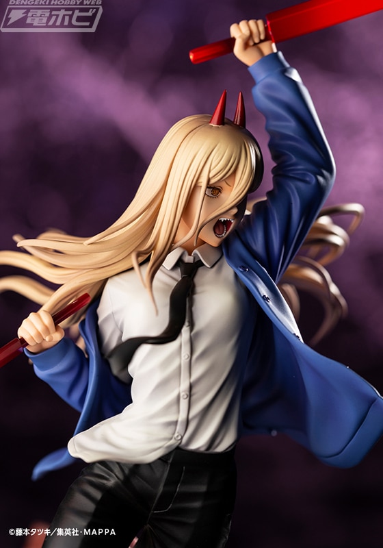 Chainsaw Man Power se prepara para una epica batalla en una figura