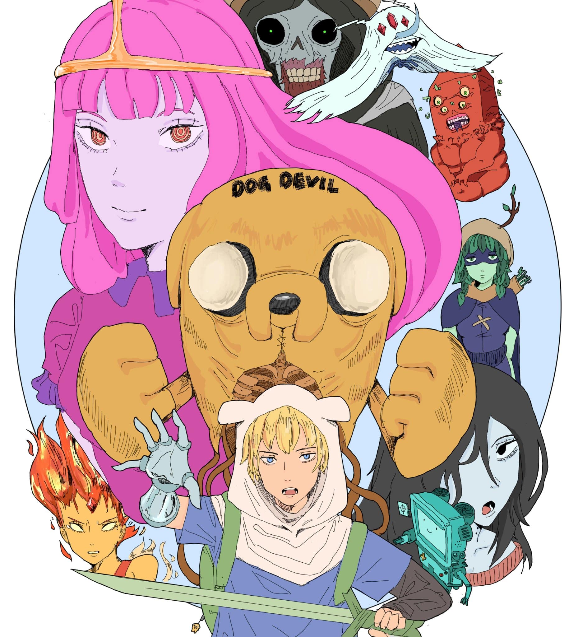 Chainsaw Man x Adventure Time