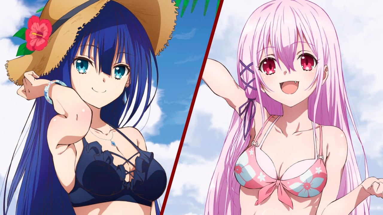 Engage Kiss - Kisara y Yuugiri modelan en una playa para una ocasión especial