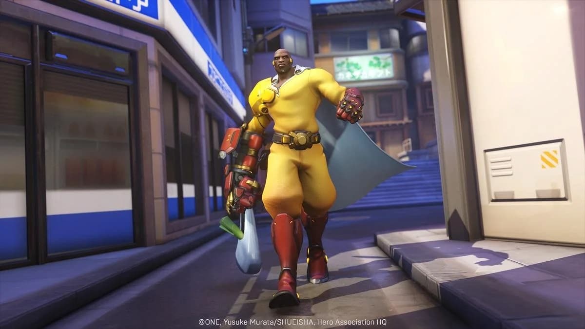 One Punch Man: Saitama llega a Overwatch 2 en un epico crossover