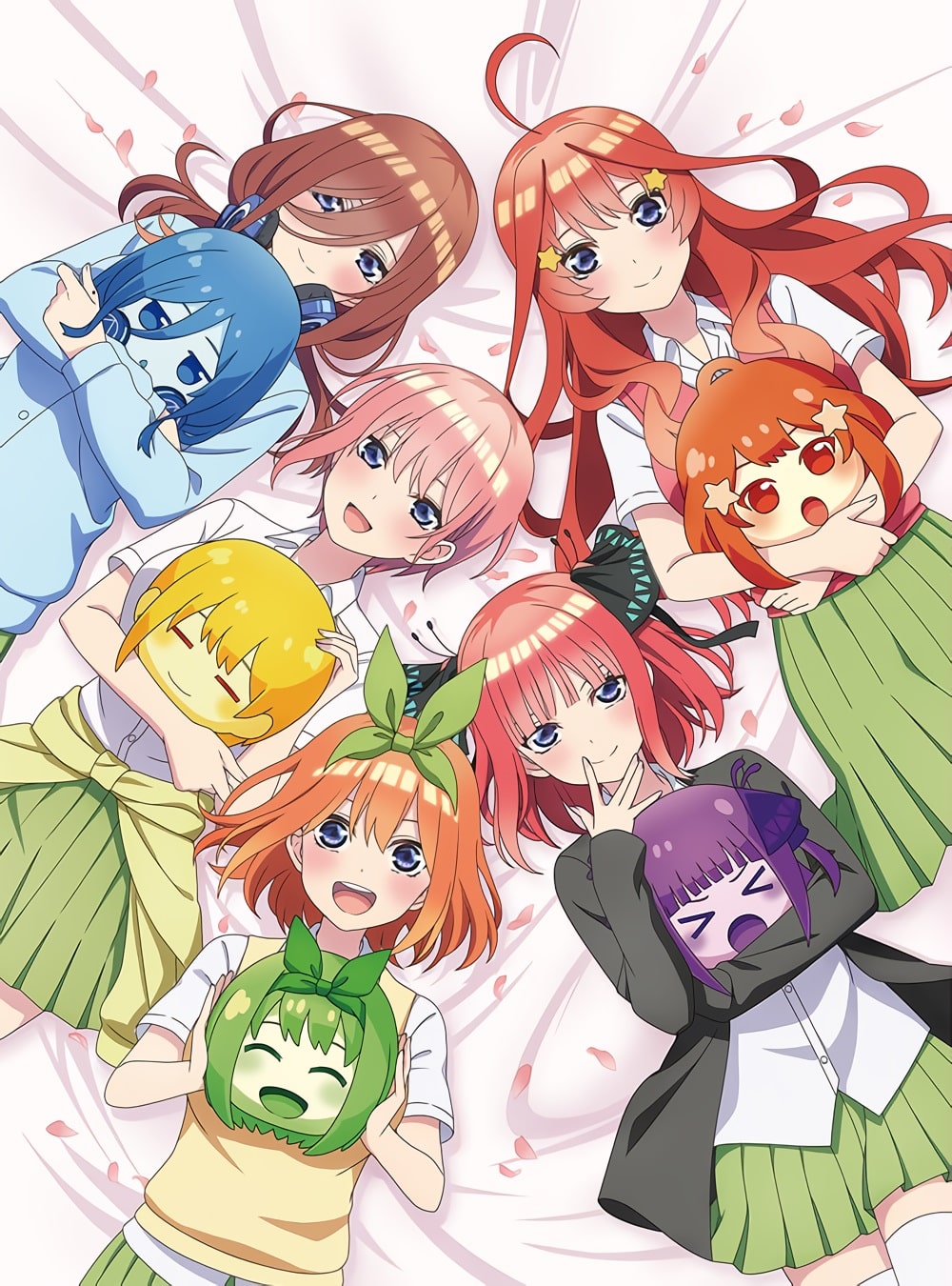 The Quintessential Quintuplets: Prepรกrate para ligar quintillizas con la fecha de lanzamiento
