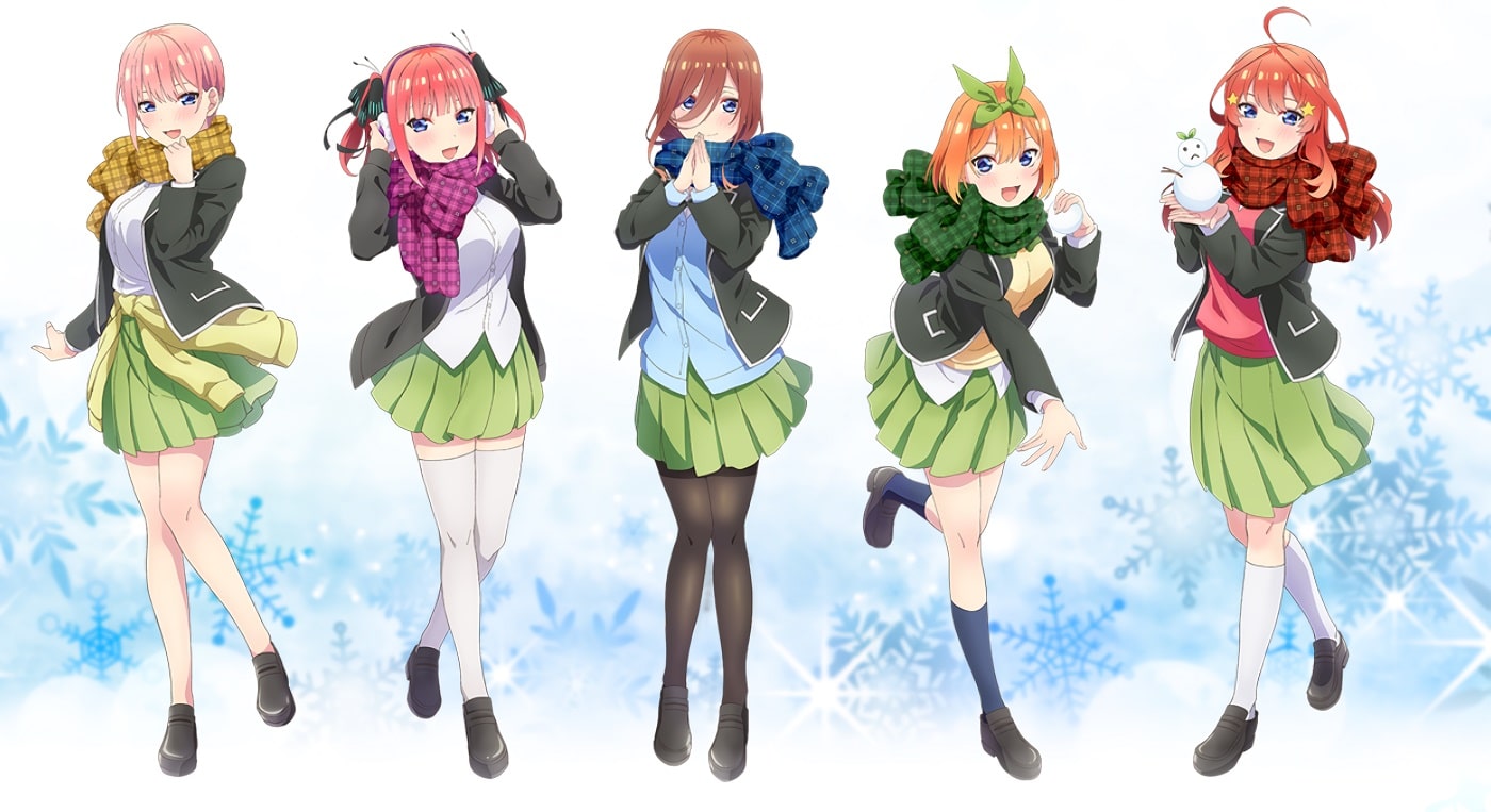 The Quintessential Quintuplets Las quintillizas festival invernal