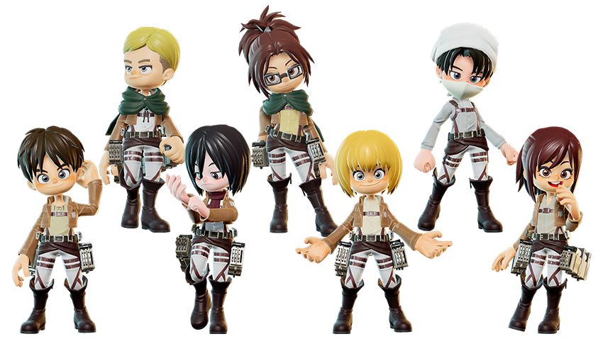 Elenco de Attack on Titan en Ninjala