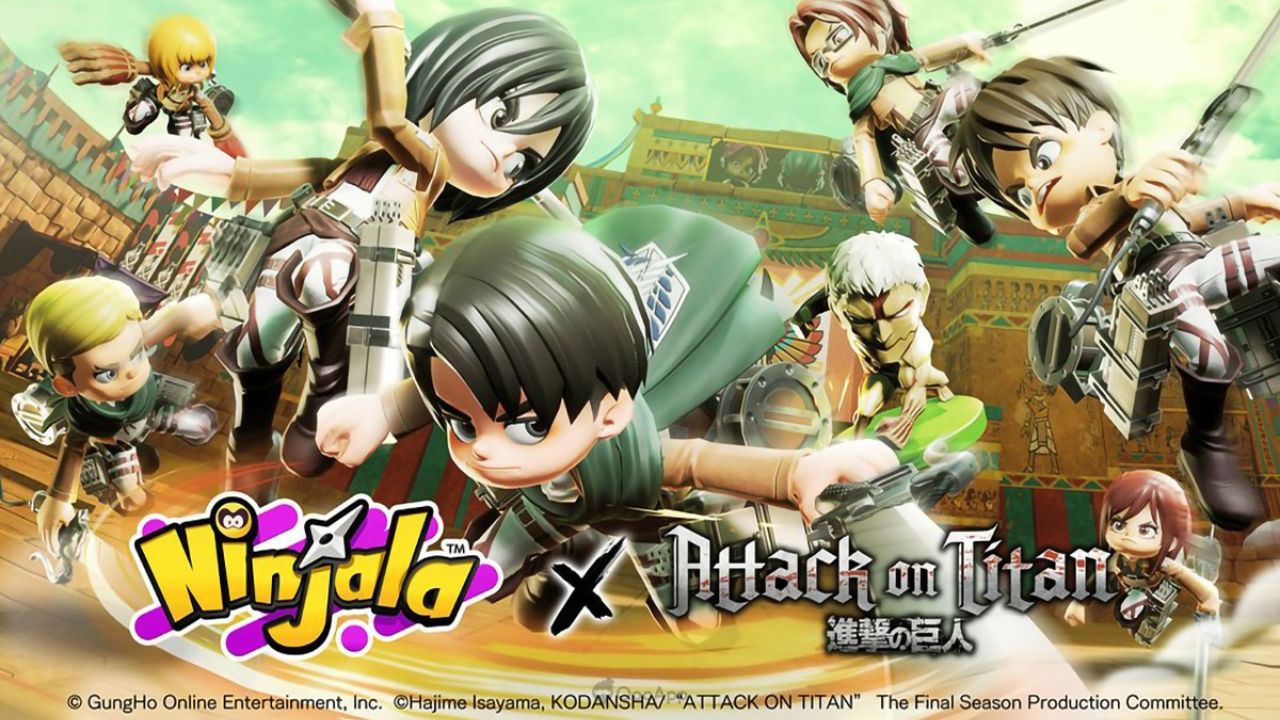 Nuevo Crossover de Attack on Titan x Ninjala