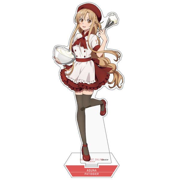 Descubre los trajes coquetos de Asuna en las figuras de acrílico de Sword Art Online