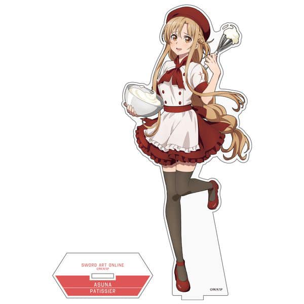 Descubre los trajes coquetos de Asuna en las figuras de acrílico de Sword Art Online