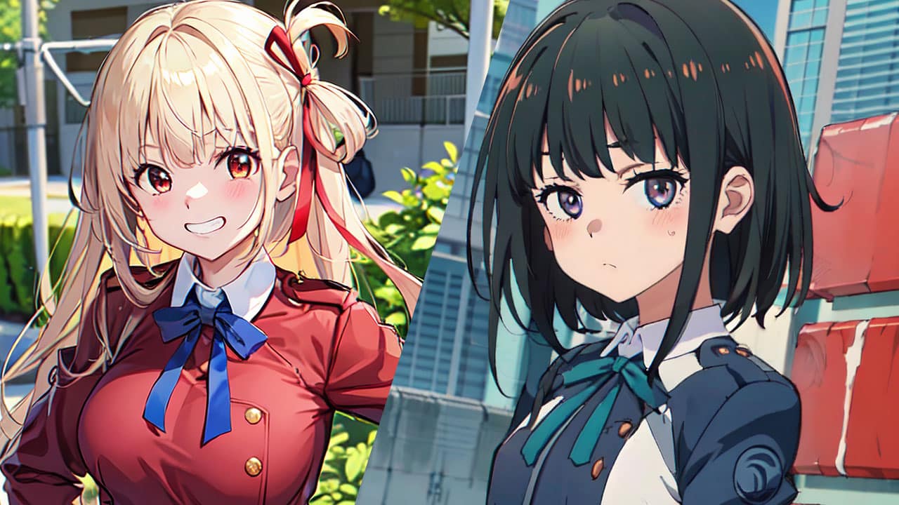 Lycoris Recoil Takina y Chisato intercambian su look y causan furor