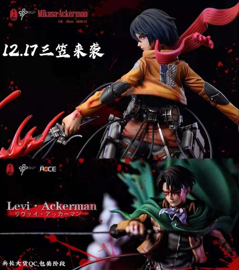 Attack on Titan: Mikasa deslumbra por su rebeldía y belleza en figura 
