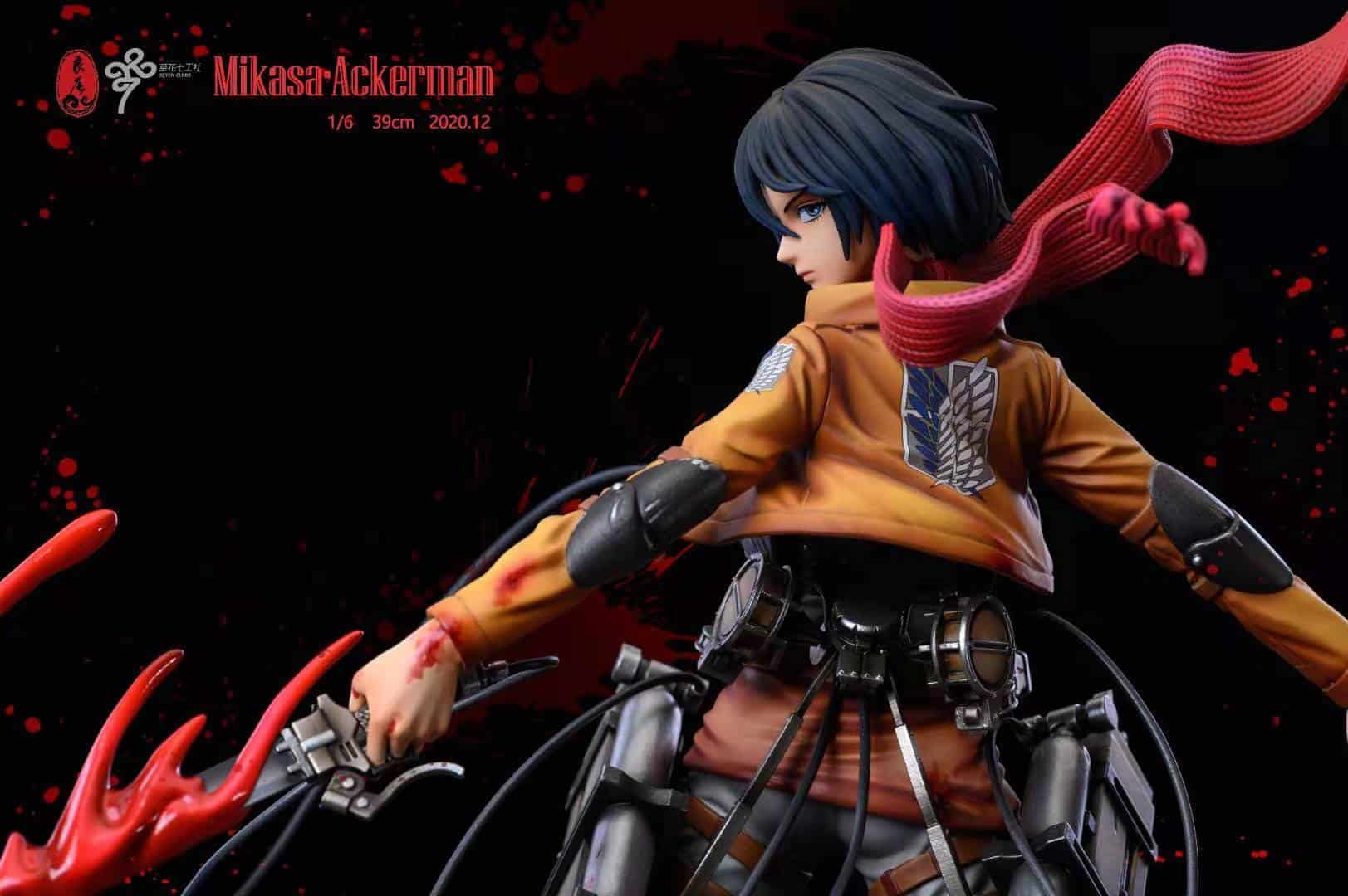 Attack on Titan: Mikasa deslumbra por su rebeldía y belleza en figura 