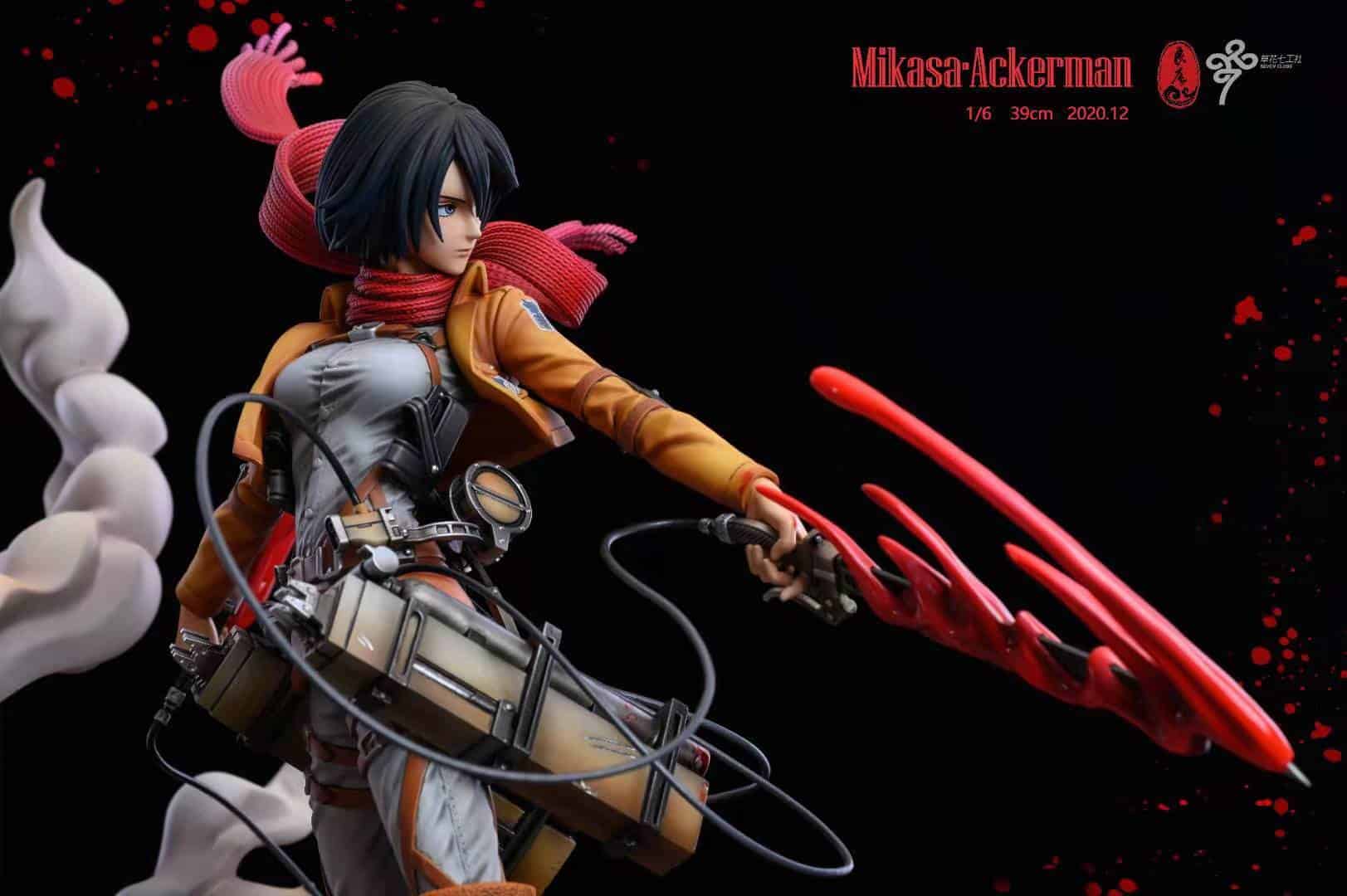 Attack on Titan: Mikasa deslumbra por su rebeldía y belleza en figura 