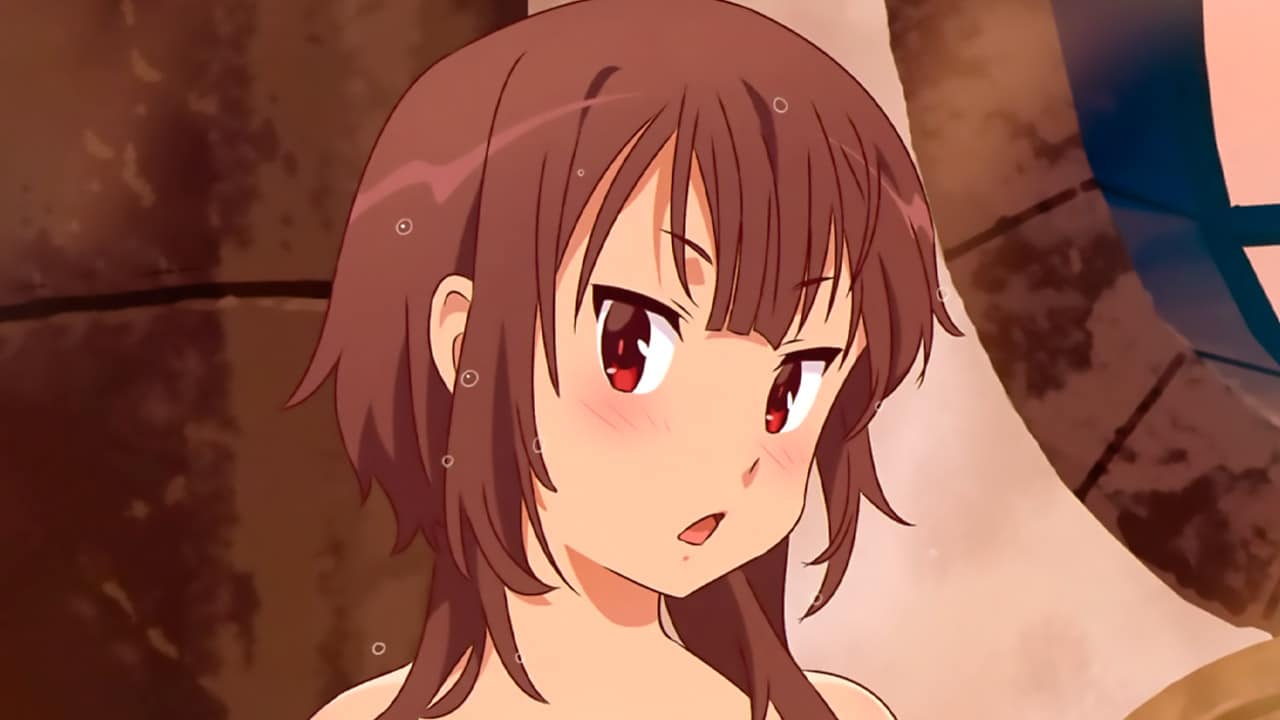 Konosuba: Megumin disfruta de un agradable "baño" y más en ilustraciones del Blu-Ray/DVD