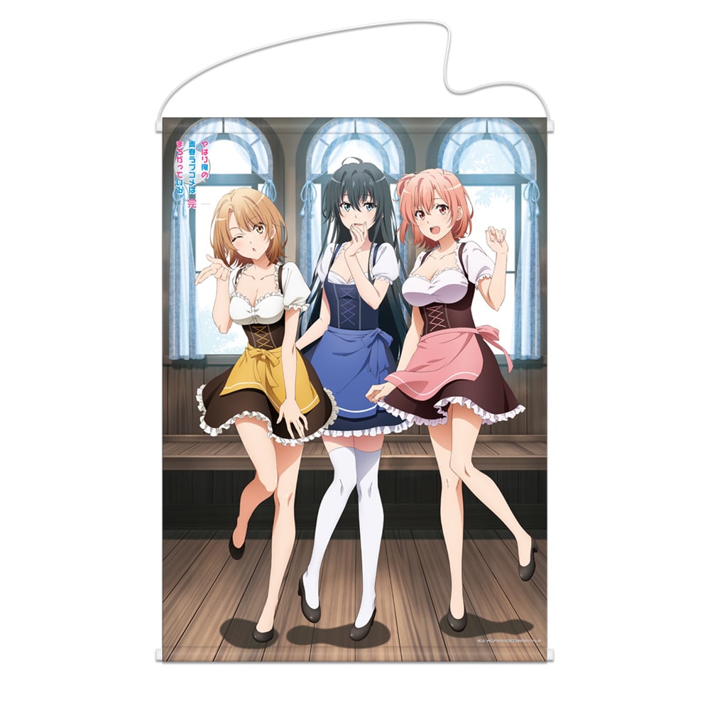 Oregairu Las chicas sorprenden con encantadores trajes de camareras