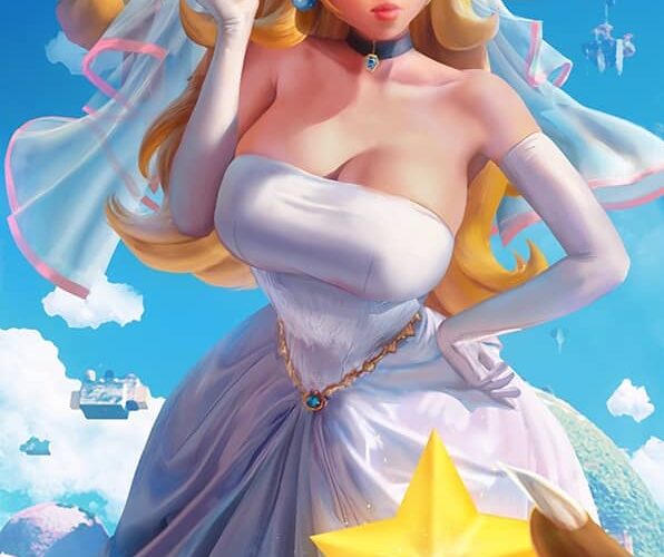 Super Mario Bros Movie: Peach está lista para casarse en esta nueva ilustración