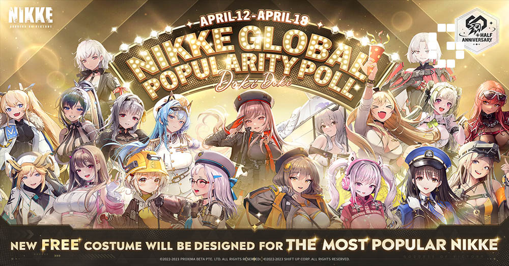 Nikke: Vota en el concurso de popularidad y consigue una skin para tu personaje favorito