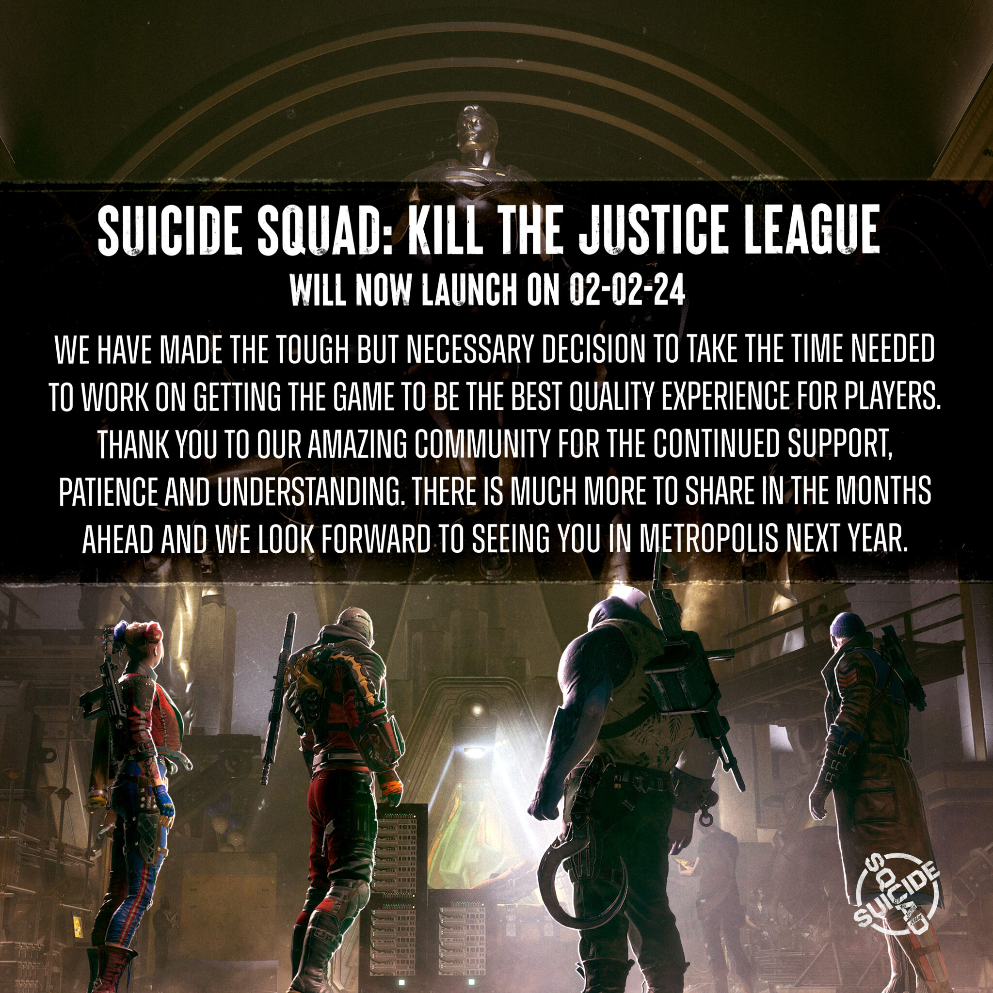Suicide Squad: Kill the Justice League vuelve a retrasarse hasta 2024