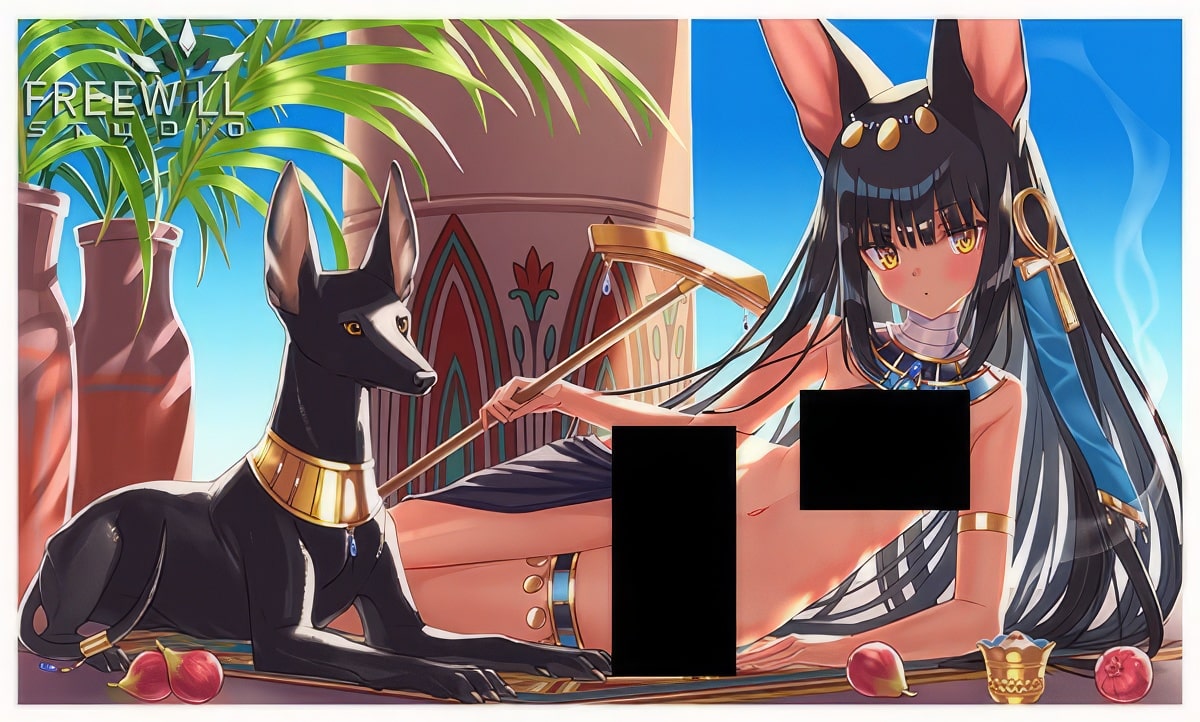 Ilustración de Anubis inspira una nueva figura original