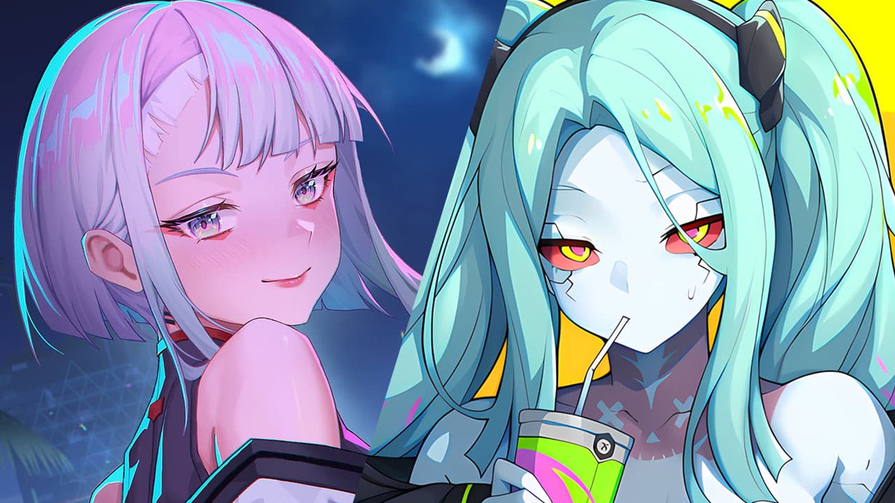 Cyberpunk: Edgerunners - Figura realza la belleza rebelde de Lucy y Rebecca