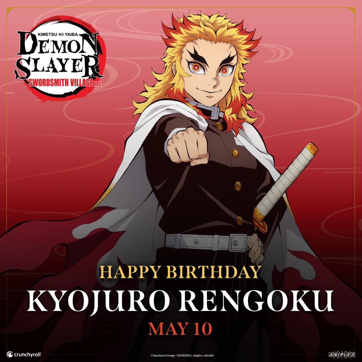 Demon Slayer celebra el cumpleaños de Kyojuro Rengoku
