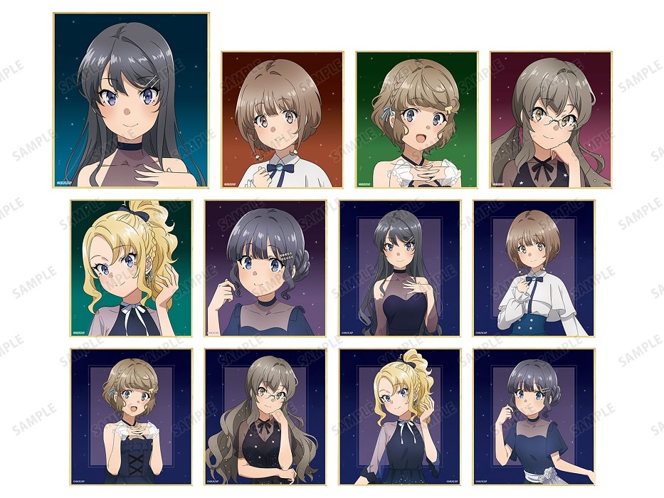 Las chicas de Seishun Buta Yarou deslumbran con vestidos inspirados en las estrellas