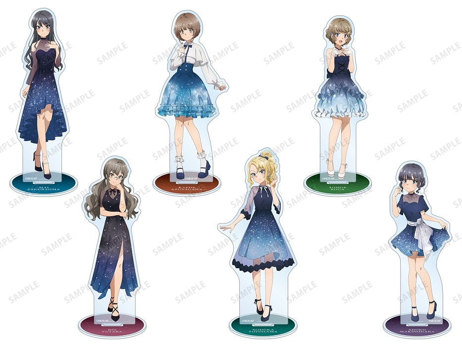 Las chicas de Seishun Buta Yarou deslumbran con vestidos inspirados en las estrellas
