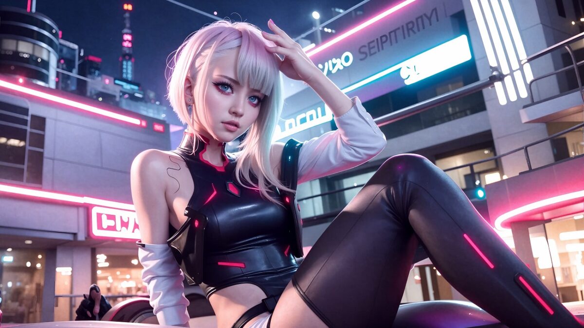 Lucy de Cyberpunk Edgerunners toma vida