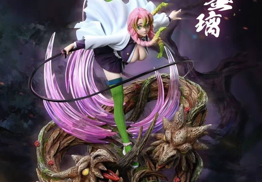 Mitsuri Kanroji Demon Slayer figura dinámica